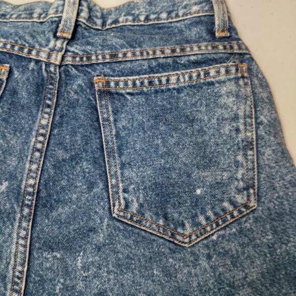 Vintage Sasson Acid Wash Jeans Women 14 Blue Stone Washed High Waist Mom 80s 90s - Picture 12 of 16